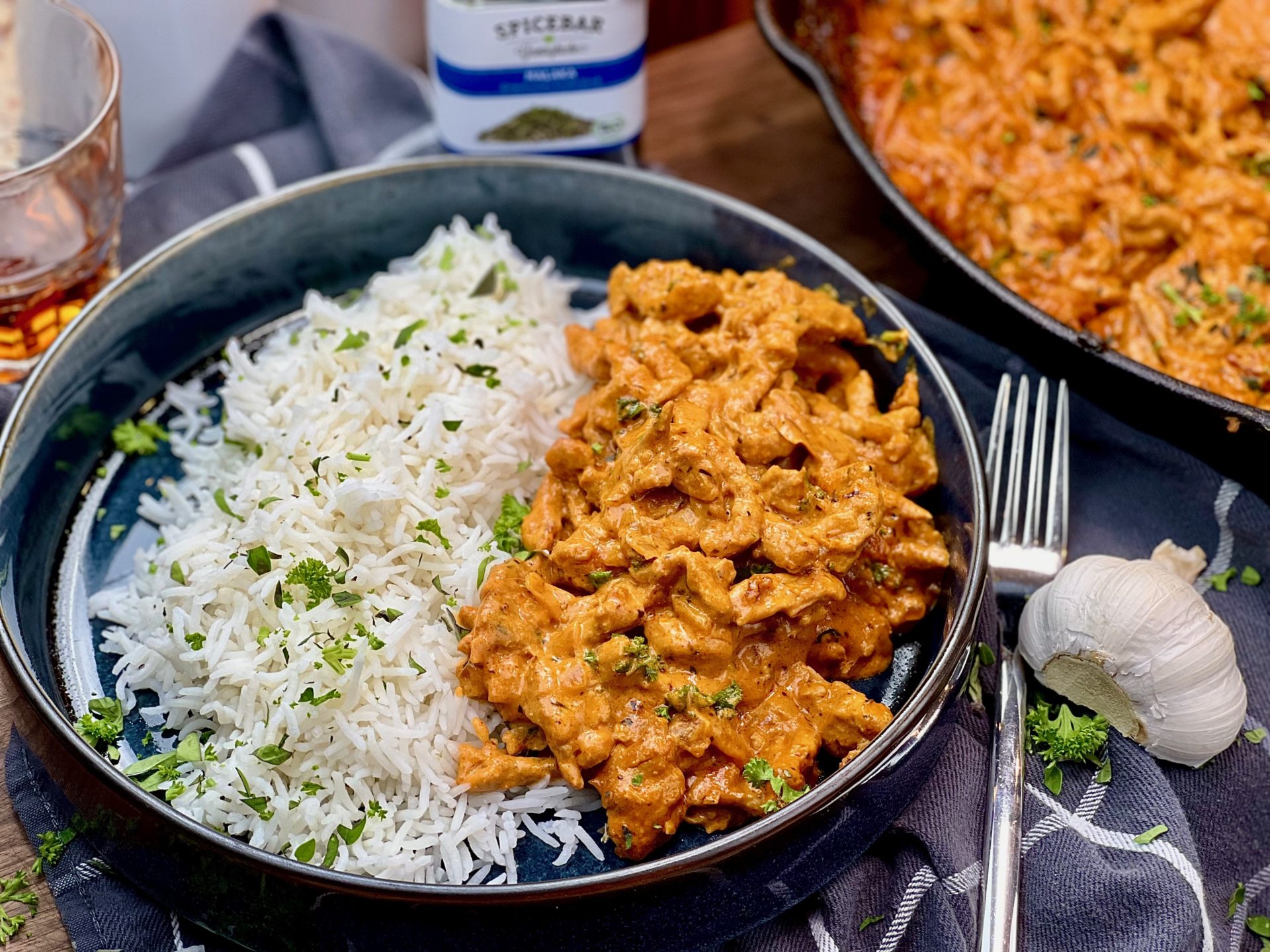 Metaxa-Geschnetzeltes mit Reis - Unger´s Kitchen Metaxa-Geschnetzeltes mit Reis - Unger´s Kitchen