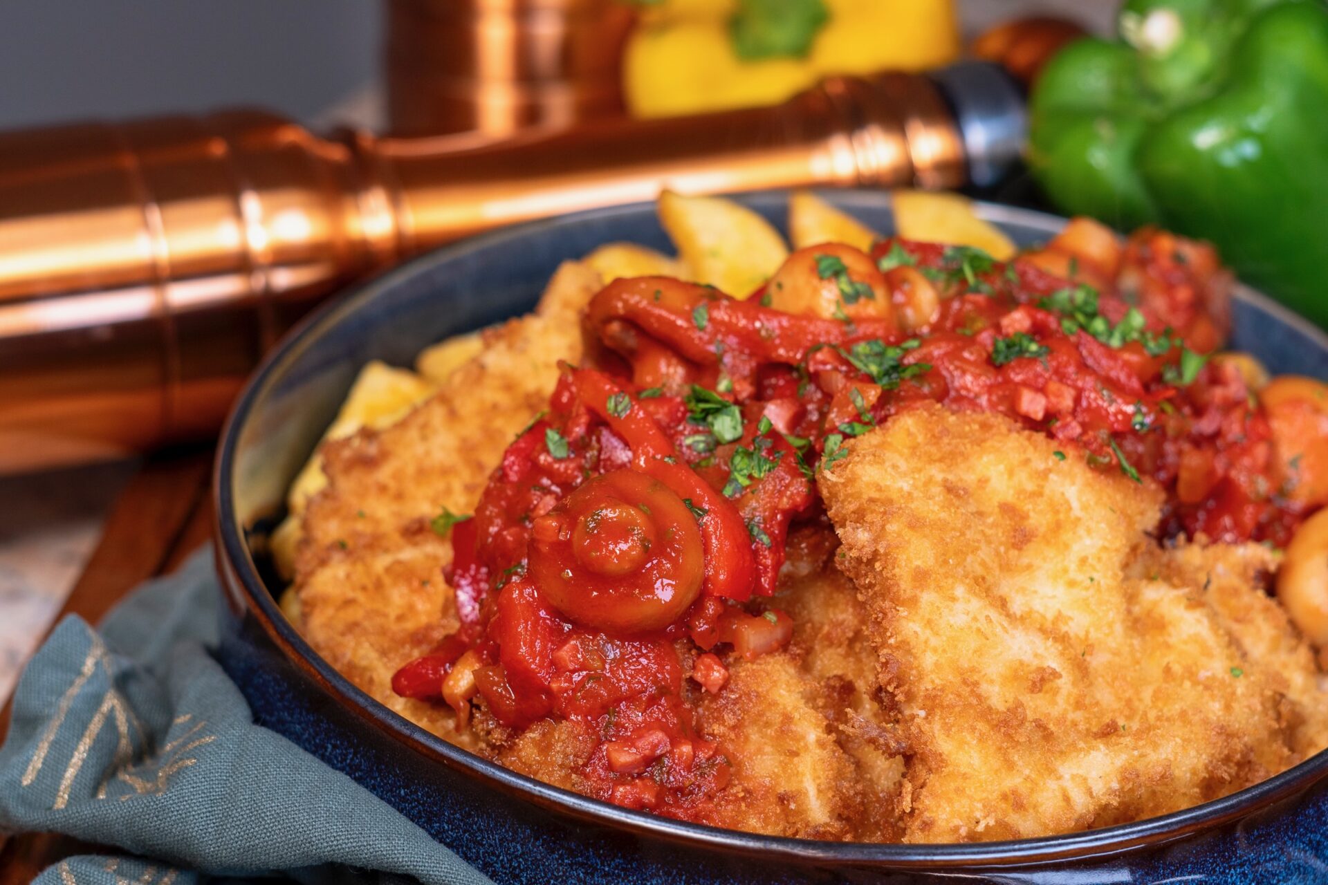 Schnitzel mit Paprikasauce - Unger´s Kitchen